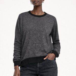 $98 Retail | Wilfred Free Berri Pullover Charcoal Crewneck Sweater